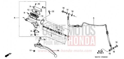 CLUTCH MASTER CYLINDER CBR1100XX2 de 2002